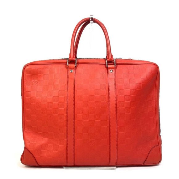 AUTHENTIC LOUIS VUITTON M56004 Business Bag Hand Bag PorteDoc - Picture 1 of 12
